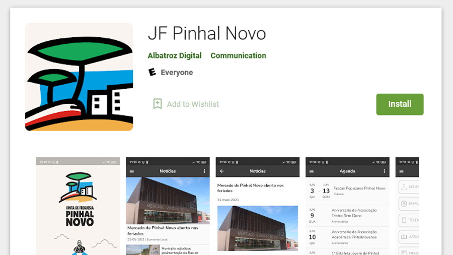 Nova versão da APP de Pinhal Novo já disponível para Android e iOS