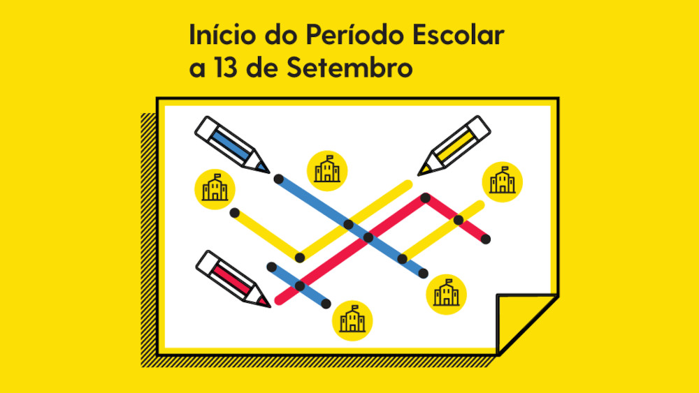 Horários do período escolar iniciam a 13 setembro na Carris Metropolitana
